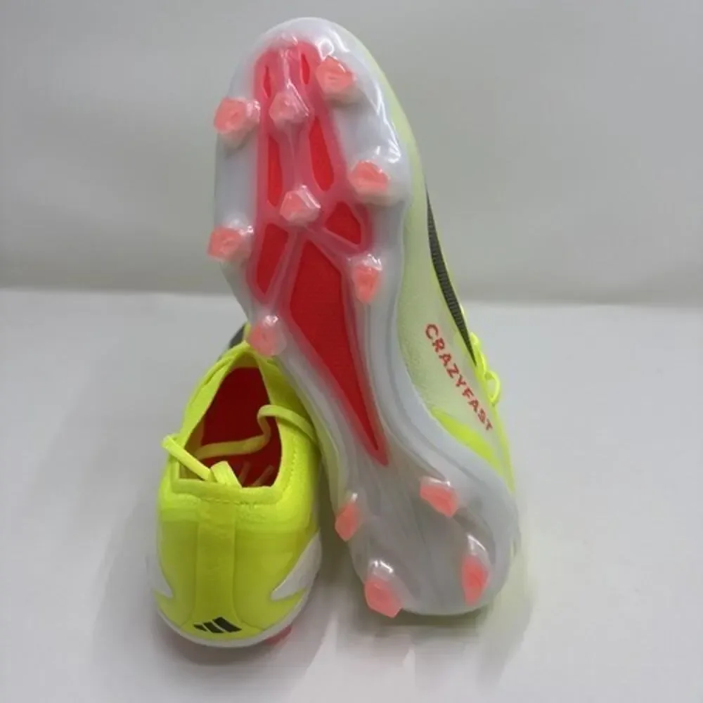 Adidas X Crazyfast Elite FG Soccer Cleats Mens Size 5 Solar Yellow IE2376 NEW